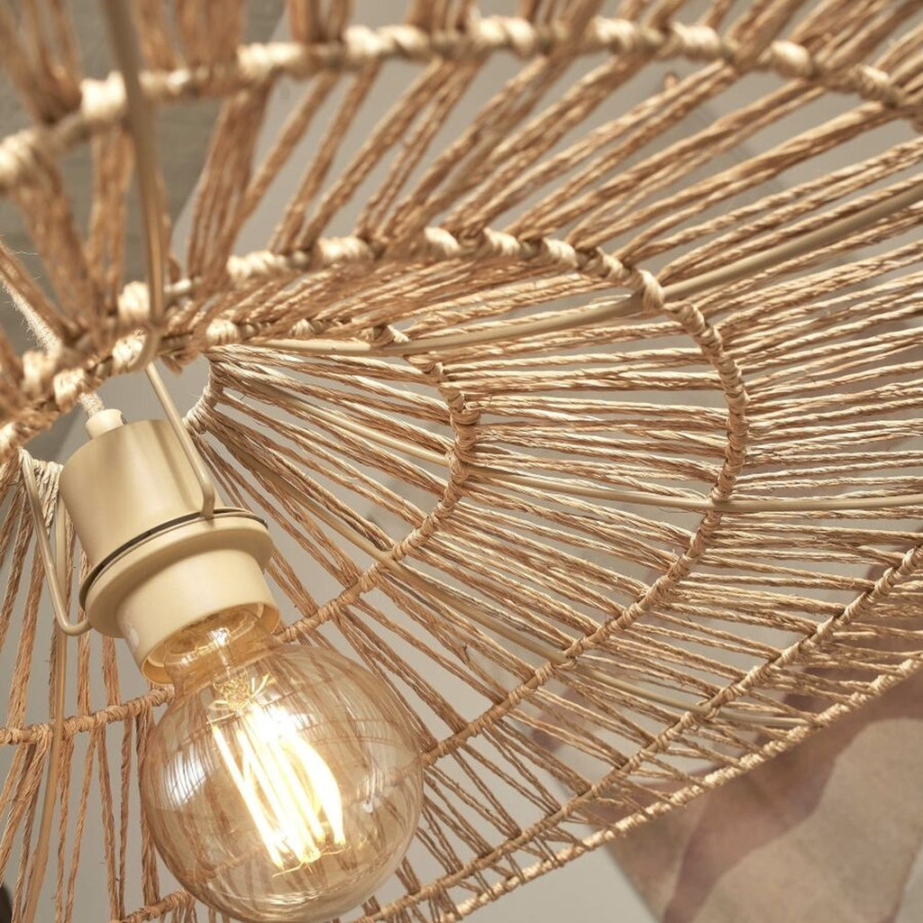 Suspension Cuzco jute naturel 65 cm E27, vue 6