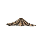 Suspension Cuzco jute naturel et noir 65 cm E27