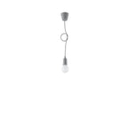 Suspension Diego 1 grise, douille et câble ajustable