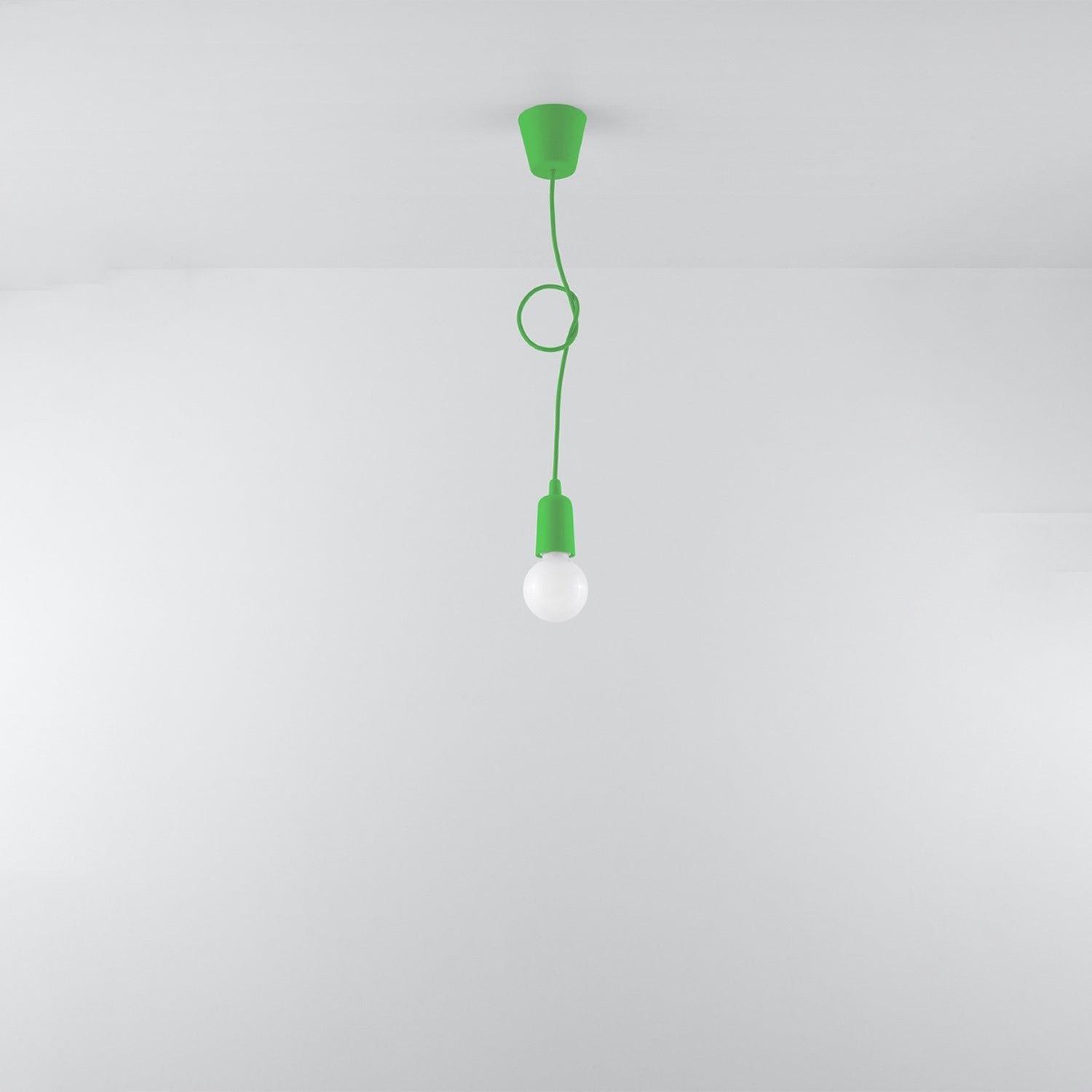 Suspension Diego 1 verte, câble ajustable en longueur