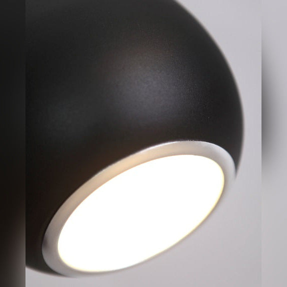 Suspension Drop noire E27, vue 2