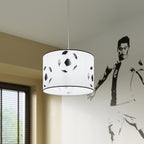 Suspension enfant ballon de foot 30 cm E27 en situation dans un intérieur