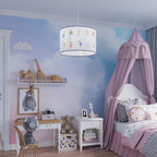 Suspension enfant fées 40 cm E27 en ambiance