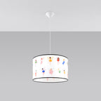 Suspension enfant fées 40 cm E27 de profil