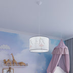 Suspension enfant princesse 40 cm E27 en situation dans un intérieur