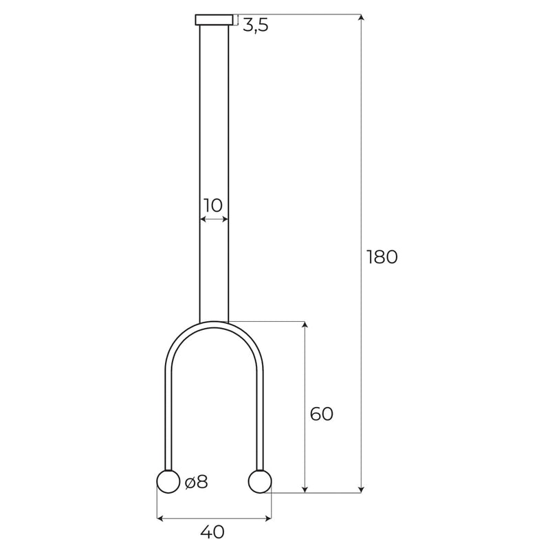 Dimensions Suspension Enigma verte