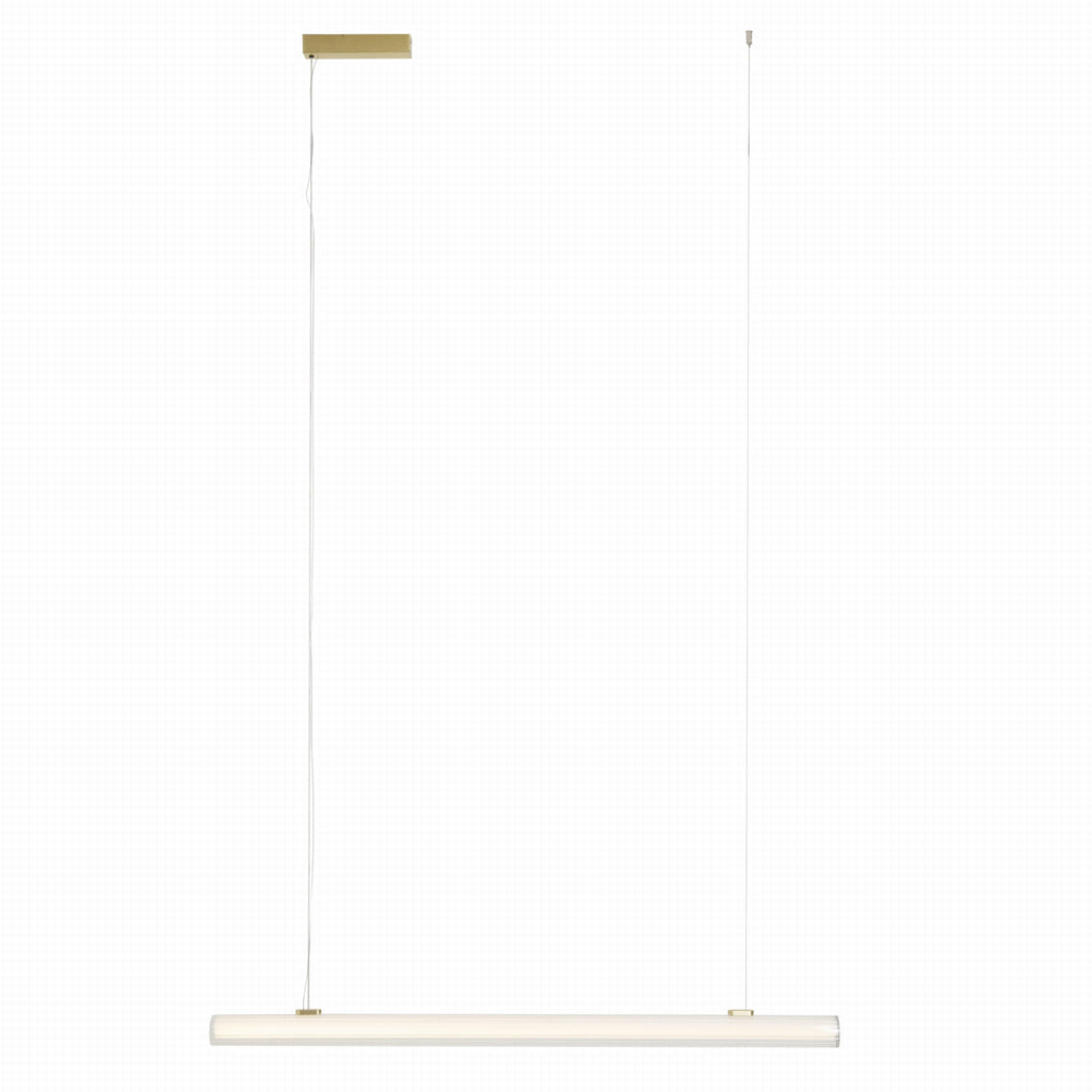 Suspension Fayette 121 cm dorée