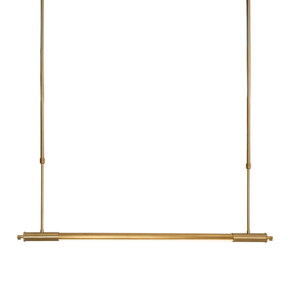 Suspension Flusore dorée brossée, vue 2