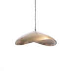 Abat-jour de suspension Fortune Cookie en métal finition laiton 54 cm, vue 7