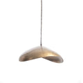 Abat-jour de suspension Fortune Cookie en métal finition laiton 54 cm