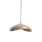 Abat-jour de suspension Fortune Cookie en métal finition laiton 54 cm