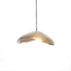 Suspension Fortune Cookie en métal finition laiton 70 cm en situation