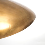 Suspension Fortune Cookie en métal finition laiton 70 cm, vue 4