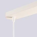 Suspension Halo 3 boules opale barre beige en situation