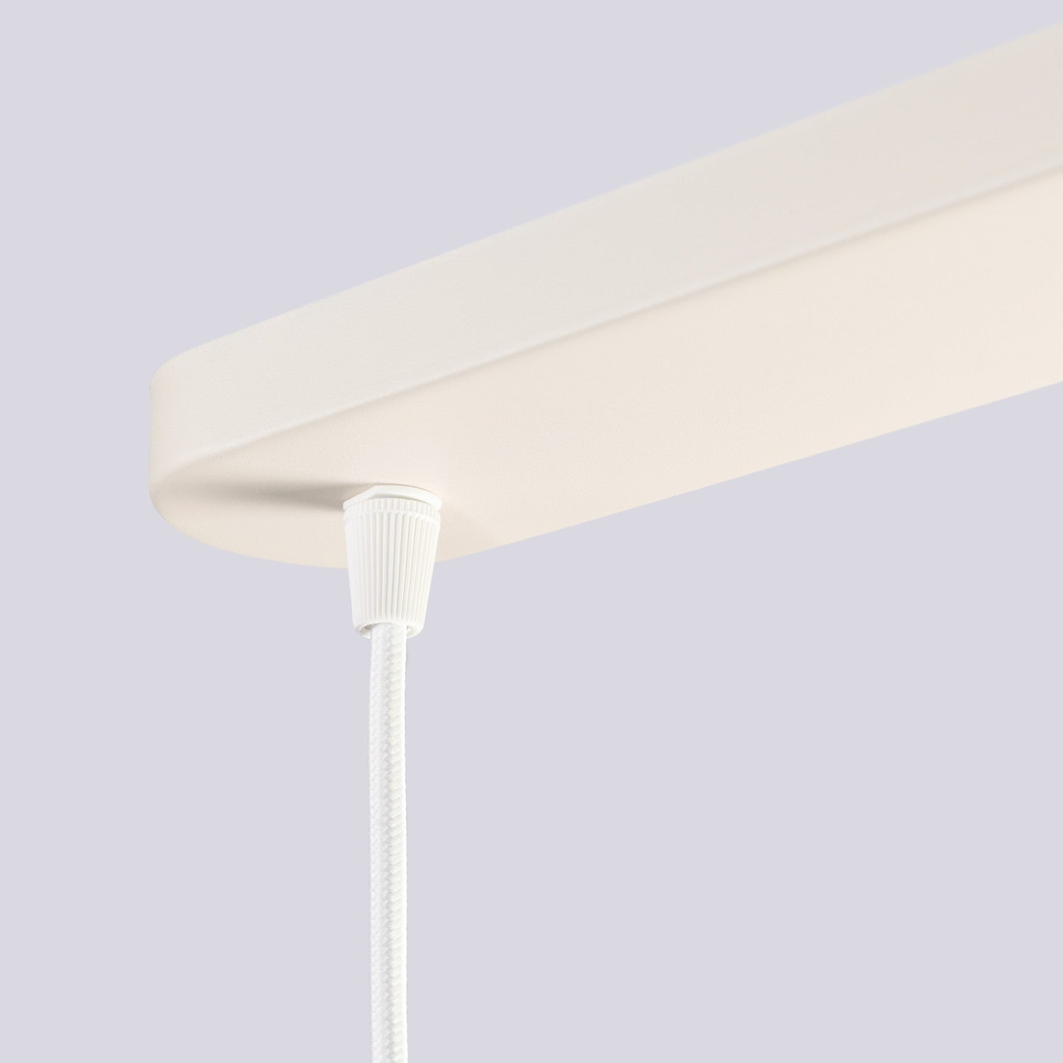 Suspension Halo 3 boules opale barre beige en situation