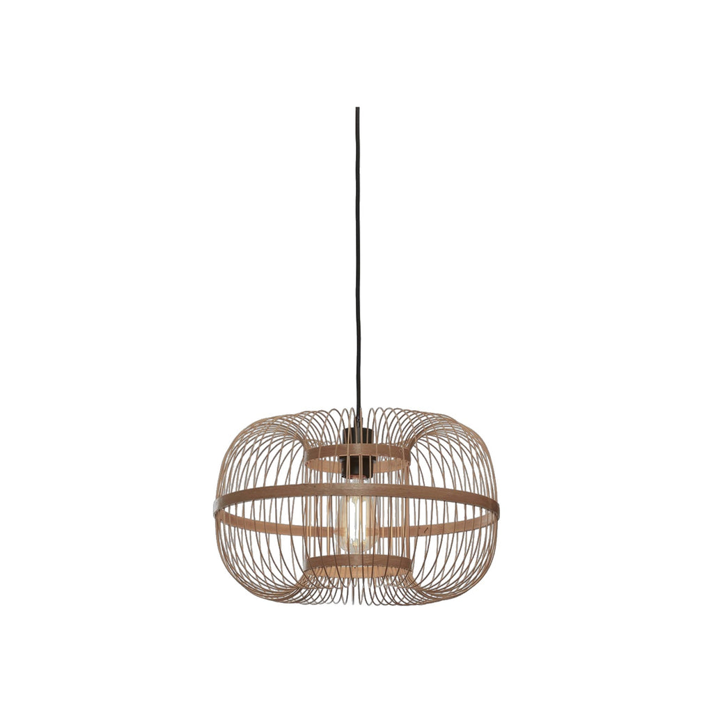 Suspension Hokkaido bambou naturel 25 cm E27