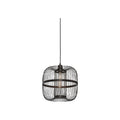 Suspension Hokkaido bambou noir 38 cm E27