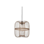 Suspension Hokkaido bambou naturel 38 cm E27