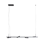 Suspension Ibiza 4 lumières noire
