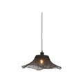 Suspension Ibiza bambou noir 50 cm E27