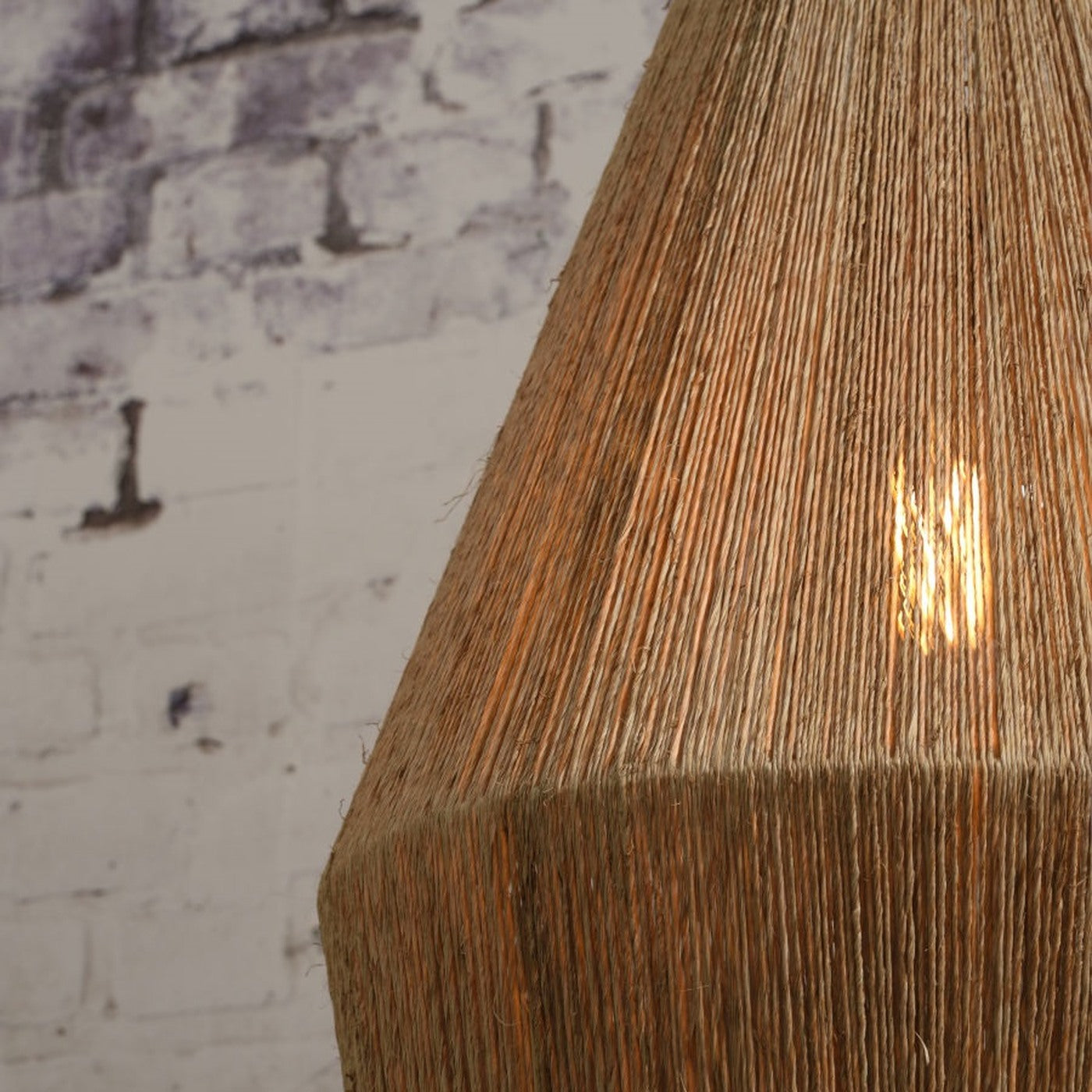 Suspension Iguazu jute naturel 40 cm E27, vue 8