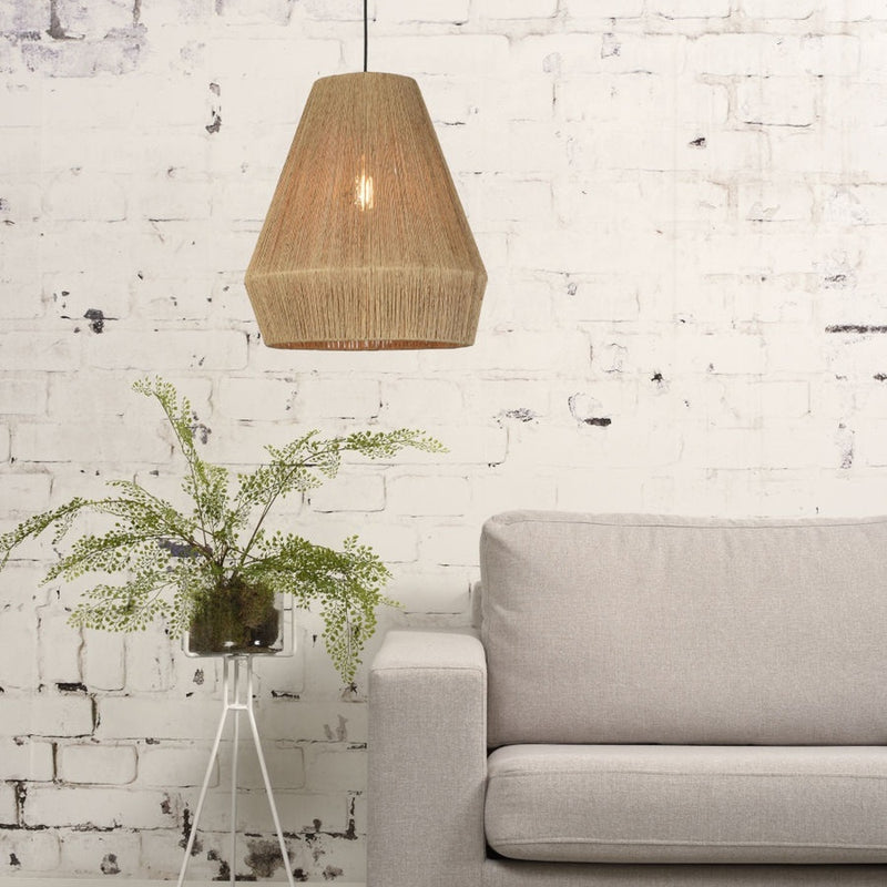 Dimensions Suspension Iguazu jute naturel 40 cm E27