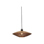 Suspension Iguazu jute naturel disque 40 cm E27