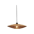 Suspension Iguazu jute naturel disque 55 cm E27