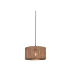 Suspension Iguazu jute naturel tambour 30 cm E27