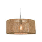 Suspension Iguazu jute naturel tambour 50 cm E27