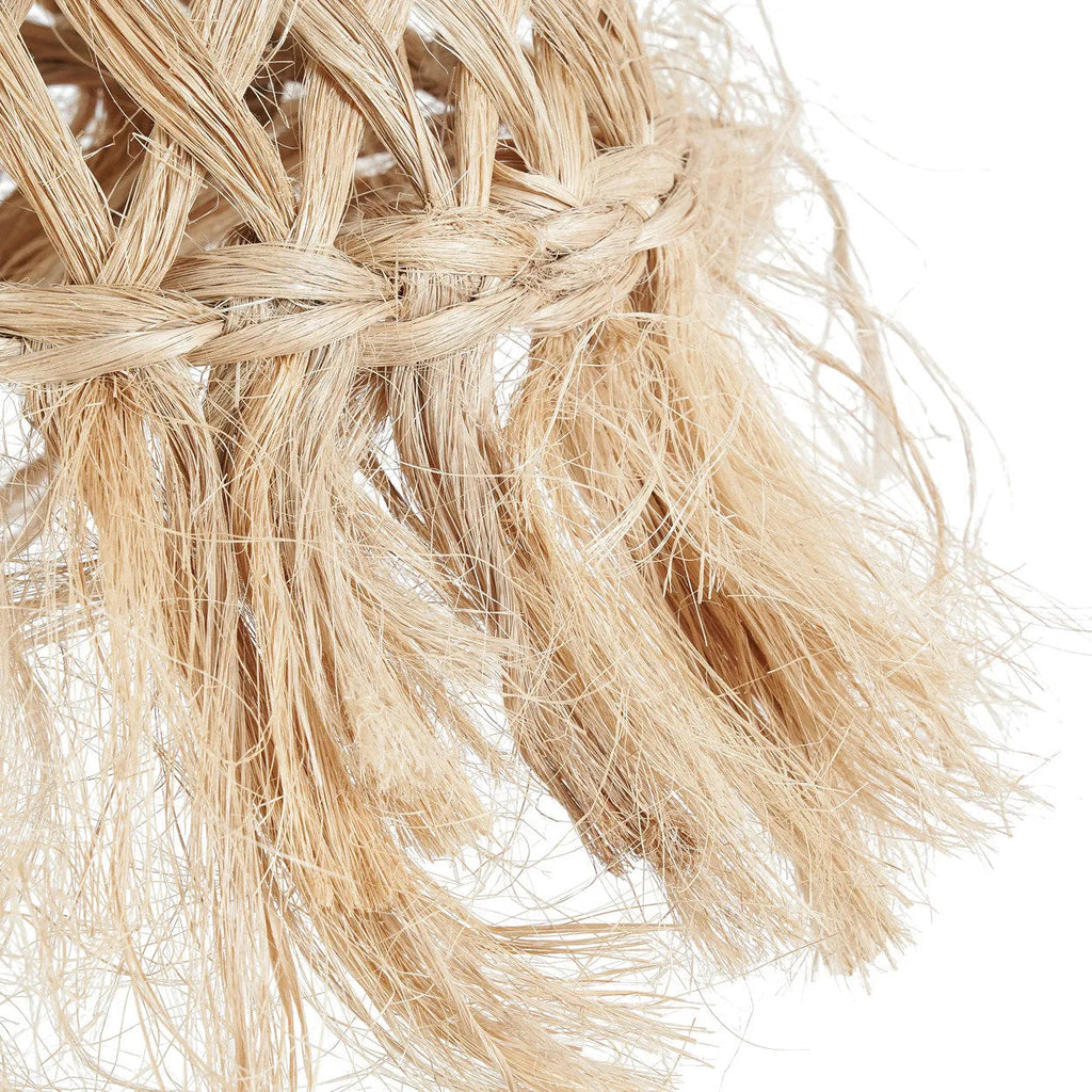 Abat-jour de suspension Jelly Fish en abaca naturel 43 cm, vue 4