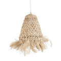 Abat-jour de suspension Jelly Fish en abaca naturel 43 cm