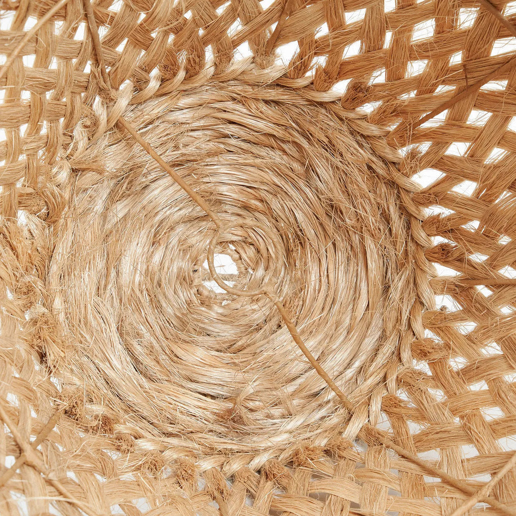 Abat-jour de suspension Jelly Fish en abaca naturel 63 cm, vue 6