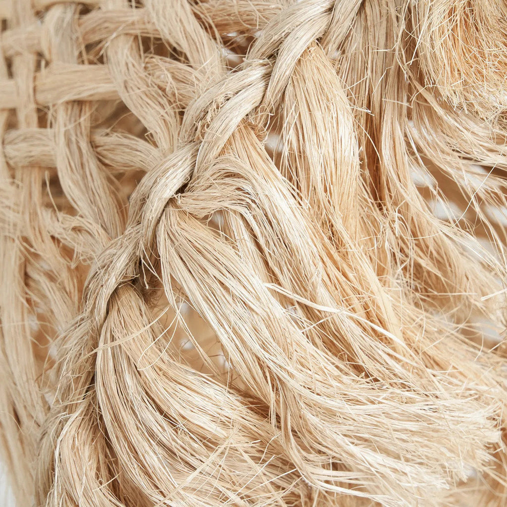 Abat-jour de suspension Jelly Fish en abaca naturel 63 cm, vue 7