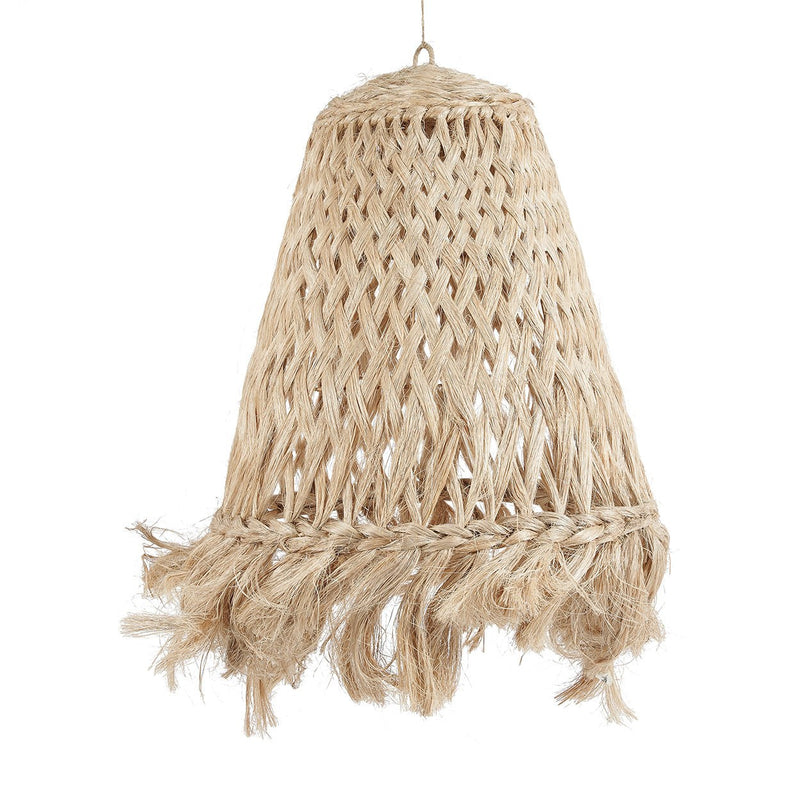 Dimensions Abat-jour de suspension Jelly Fish en abaca naturel 63 cm