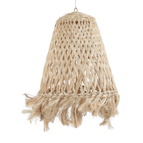 Abat-jour de suspension Jelly Fish en abaca naturel 63 cm