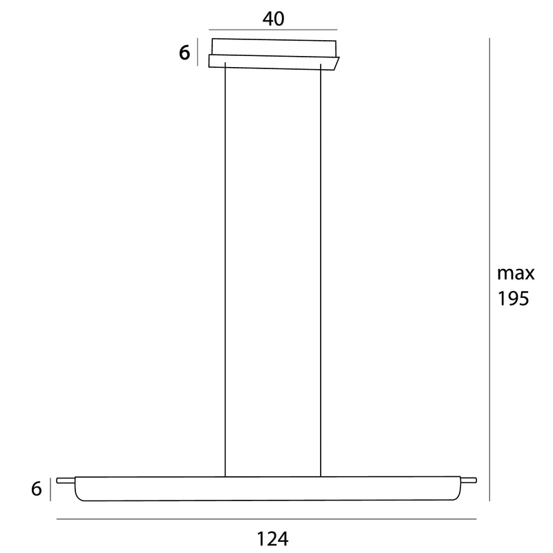 Dimensions Suspension Jo-Jo Simple dorée