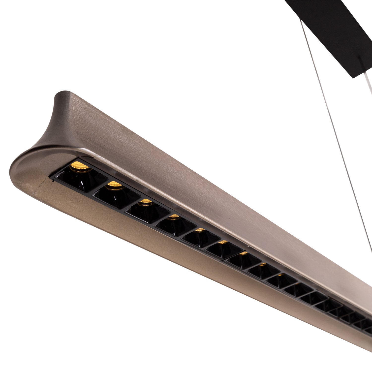 Suspension Jo-Jo Simple grise, vue 2