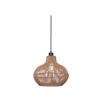 Suspension Kalahari rotin naturel 32 cm E27