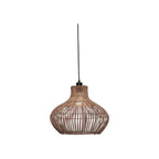 Suspension Kalahari rotin naturel 42 cm E27
