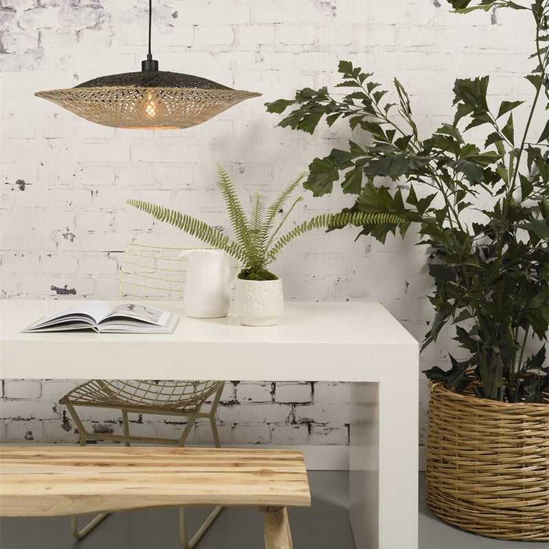 Dimensions Suspension Kalimantan bambou naturel 44 cm E27