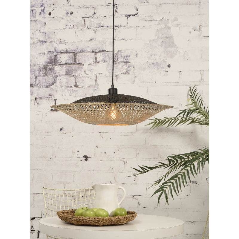 Dimensions Suspension Kalimantan bambou naturel 60 cm E27