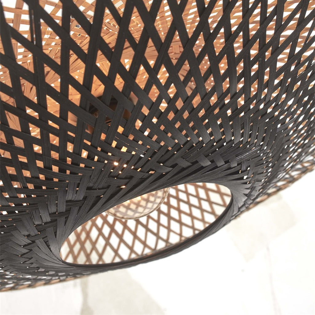 Suspension Kalimantan bambou noir 44 cm E27, vue 9