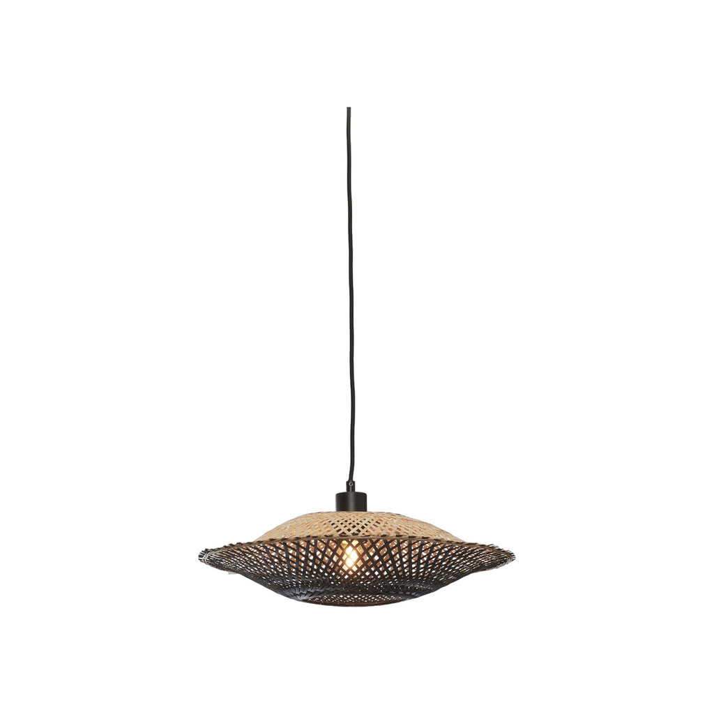 Suspension Kalimantan bambou noir 44 cm E27