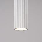 Suspension Karbon 3 tubes grappe blanc en situation