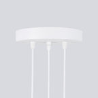 Suspension Karbon 3 tubes grappe blanc en ambiance
