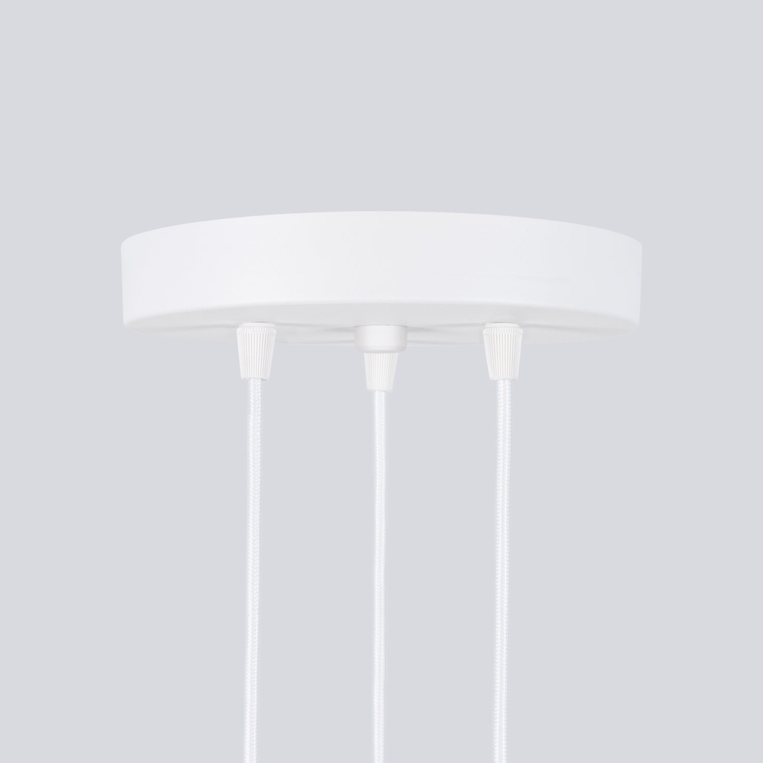 Suspension Karbon 3 tubes grappe blanc en ambiance