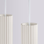 Suspension Karbon 4 tubes barre beige en situation