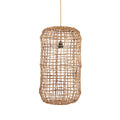 Abat-jour de suspension Kuso en feuille de bananier 40 cm
