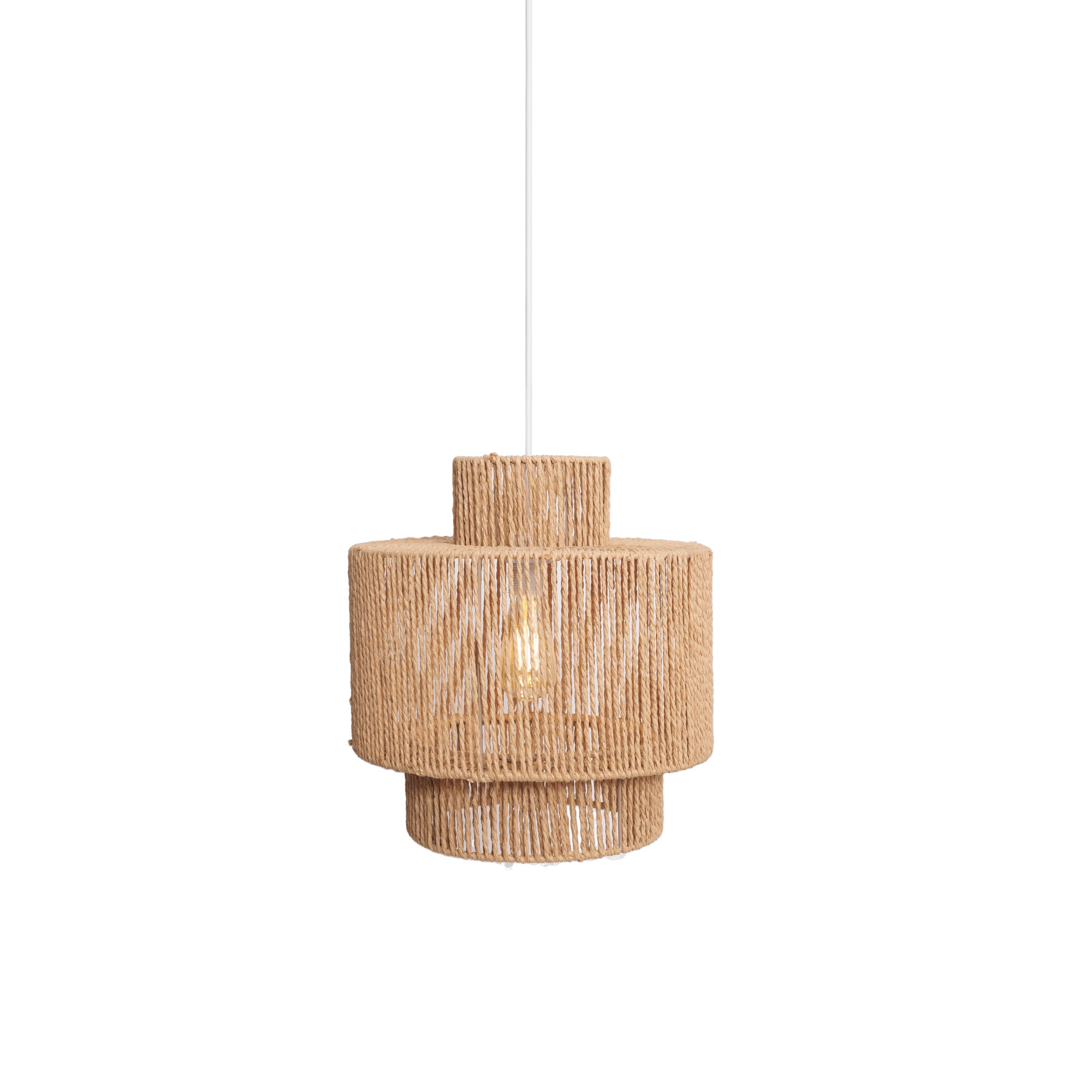 Suspension Labriz naturel E27, vue 3